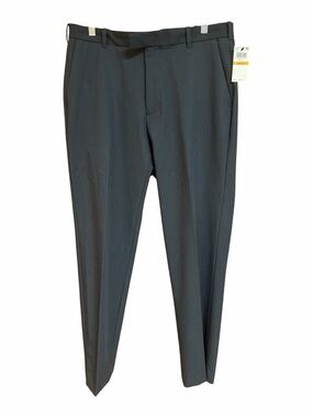 Van Heusen Men’s Flex Straight Fit Charcoal Dress Pants NWT 33 x 30